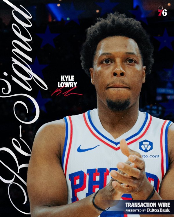 Đồng đội cũ của Yao Ming! Lowry 39 tuổi trở lại 76ers: Bắt đầu năm thứ 20 cạnh tranh với James và Kobe Bryant trong một kỷ lục kỷ lục